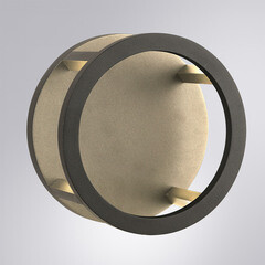 Светильник светодиодный садово-парковый настенный Arte Lamp Hassaleh черный 4000К 9 Вт IP65 (A3370AL-1BK) - фото 3