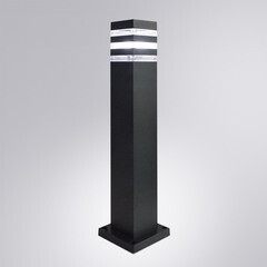 Светильник садово-парковый Arte Lamp Heather черный 600 мм E27 20 Вт IP54 (A4416PA-1BK) - фото 3