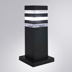 Светильник садово-парковый Arte Lamp Heather черный 300 мм E27 20 Вт IP54 (A4413FN-1BK) - фото 3