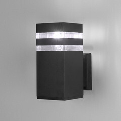Светильник садово-парковый настенный Arte Lamp Heather черный E27 20 Вт IP54 (A4413AL-1BK) - фото 3