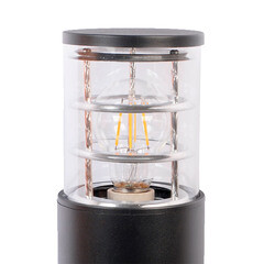 Светильник садово-парковый Arte Lamp Tokyo черный 600 мм E27 40 Вт IP54 (A5316PA-1BK) - фото 4