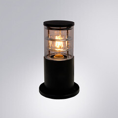 Светильник садово-парковый Arte Lamp Tokyo черный 300 мм E27 40 Вт IP54 (A5315FN-1BK) - фото 4
