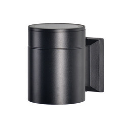 Светильник садово-парковый настенный Arte Lamp Piautos черный GX53 15 Вт IP54 (A1913AL-1BK) - фото 1