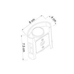 Светильник светодиодный садово-парковый настенный Arte Lamp Bosto белый 4200К 2 Вт IP65 (A3122AL-2WH) - фото 2