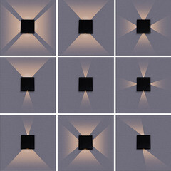 Светильник светодиодный садово-парковый настенный Arte Lamp Algol черный 4200К 4 Вт IP65 (A1445AL-4BK) - фото 7