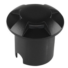 Светильник светодиодный тротуарный встраиваемый Arte Lamp Piazza черный 4200К 1 Вт IP67 (A3221IN-4BK) - фото 1