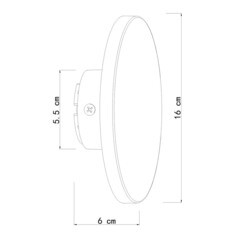 Светильник светодиодный садово-парковый настенный Arte Lamp Nimbo черный 4200К 12 Вт IP65 (A4412AL-1BK) - фото 2