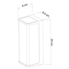 Светильник светодиодный садово-парковый настенный Arte Lamp Lancia черный 4200К 10 Вт IP65 (A6419AL-1BK) - фото 2