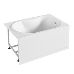 Панель фронтальная для ванны акриловой Bas Рио 105х70 см белая (Э 00046) - фото 3