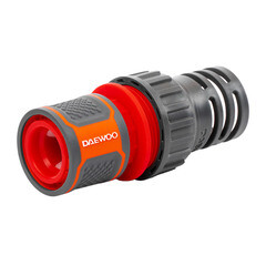 Изображение товара Коннектор 5/8х3/4 для шланга Daewoo пластиковый с аквастопом (DWC 2519)