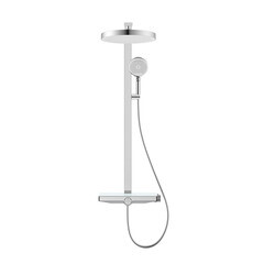 Душевая система Corsa Deco QX с верхним душем с лейкой с изливом хром (SSFCSQX320S) - фото 18