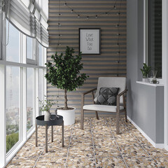 Керамогранит Cersanit Rento бежевый 298х298х8 мм (13 шт.=1,154 кв.м) - фото 8