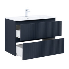 Тумба под раковину Акванет Джейн 90 см подвесная маренго (00335430) - фото 10