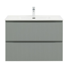 Тумба под раковину Акванет Джейн 90 см подвесная мисти грин (00335435) - фото 9