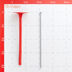 Дюбель для теплоизоляции Tech-Krep 10х200 мм металлический гвоздь (40 шт.) - фото 2