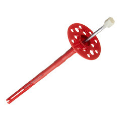 Дюбель для теплоизоляции Tech-Krep 10х200 мм металлический гвоздь с термоголовкой (40 шт.) - фото 1