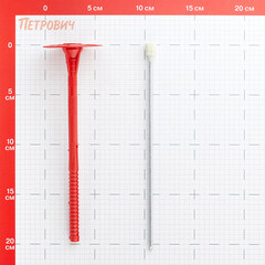Дюбель для теплоизоляции Tech-Krep 10х200 мм металлический гвоздь с термоголовкой (40 шт.) - фото 2