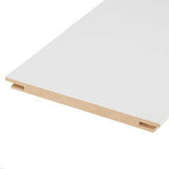 Доборная планка телескопическая Next 1 150х10х2150 мм ПВХ эмалит белая (1 шт.) - фото 2