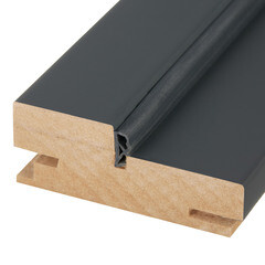 Коробка дверная телескопическая ER 80х32х2100 мм ПВХ эмалекс оникс (2,5 шт.) - фото 2