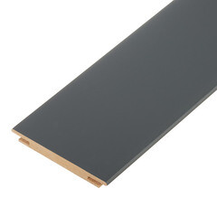 Изображение товара Доборная планка телескопическая ER 100х10х2070/2130 мм ПВХ эмалекс оникс (1 шт.)