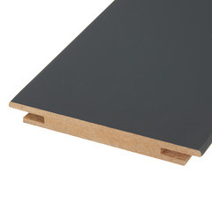 Доборная планка телескопическая ER 100х10х2070/2130 мм ПВХ эмалекс оникс (1 шт.) - фото 2