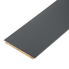 Доборная планка телескопическая ER 150х10х2070/2130 мм ПВХ эмалекс оникс (1 шт.) - фото 1