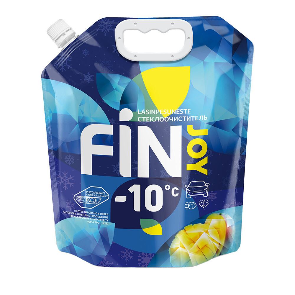 Изображение товара Стеклоомыватель Fin Joy Indigo mango зимний -10 °С 3 л
