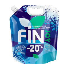 Стеклоомыватель Fin Joy Indigo Orbit зимний -20 °С 3,5 л - фото 1