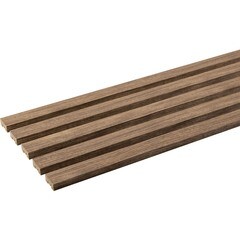 Декоративная рейка МДФ 35х16х2700 мм грецкий орех Стильный Дом - фото 6