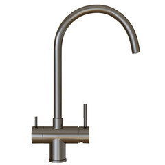 Смеситель для кухни Mixline MLSS-0326 графит с высоким изливом с подключением к фильтру однорычажный (553826) - фото 5