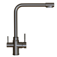 Смеситель для кухни Mixline MLSS-0320 графит с высоким изливом с подключением к фильтру однорычажный (553820) - фото 6