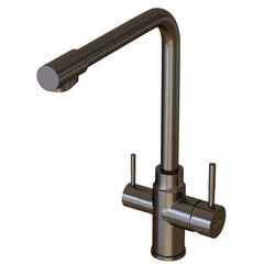 Смеситель для кухни Mixline MLSS-0320 графит с высоким изливом с подключением к фильтру однорычажный (553820) - фото 5