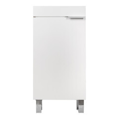 Тумба под раковину АСБ-Мебель Альба 40 см напольная белая/дуб янтарный (11676) - фото 4