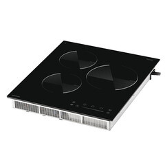 Варочная панель индукционная Krona Ombra 45 3 конфорки черная - фото 10