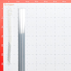 Порог алюминиевый разноуровневый кант 40х1800 мм без покрытия перепад до 8 мм - фото 2