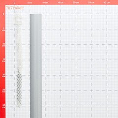 Порог алюминиевый разноуровневый кант 40х1800 мм серебро перепад до 8 мм - фото 2