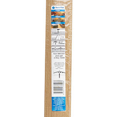 Порог алюминиевый разноуровневый кант 40х1800 мм дуб перепад до 8 мм - фото 3