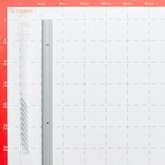 Порог алюминиевый одноуровневый стык 25х1800 мм серебро - фото 2