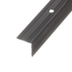 Порог алюминиевый угловой наружный 19х19х900 мм венге - фото 3