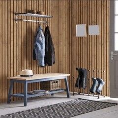 Реечная панель МДФ коричневая 2440x1220x6 мм Стильный Дом 2,98 кв.м (v92728) - фото 7