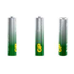 Батарейка GP Batteries Super Алкалин AAA мизинчиковая LR03 1,5 В (2 шт.) (GP 24AA21-2CRSBC2) - фото 8