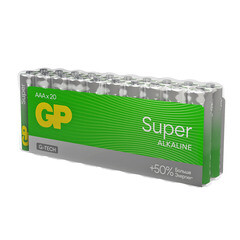Батарейка GP Batteries Super Алкалин AAA мизинчиковая LR03 1,5 В (20 шт.) (GP 24AA21-2CRSWC20) - фото 11