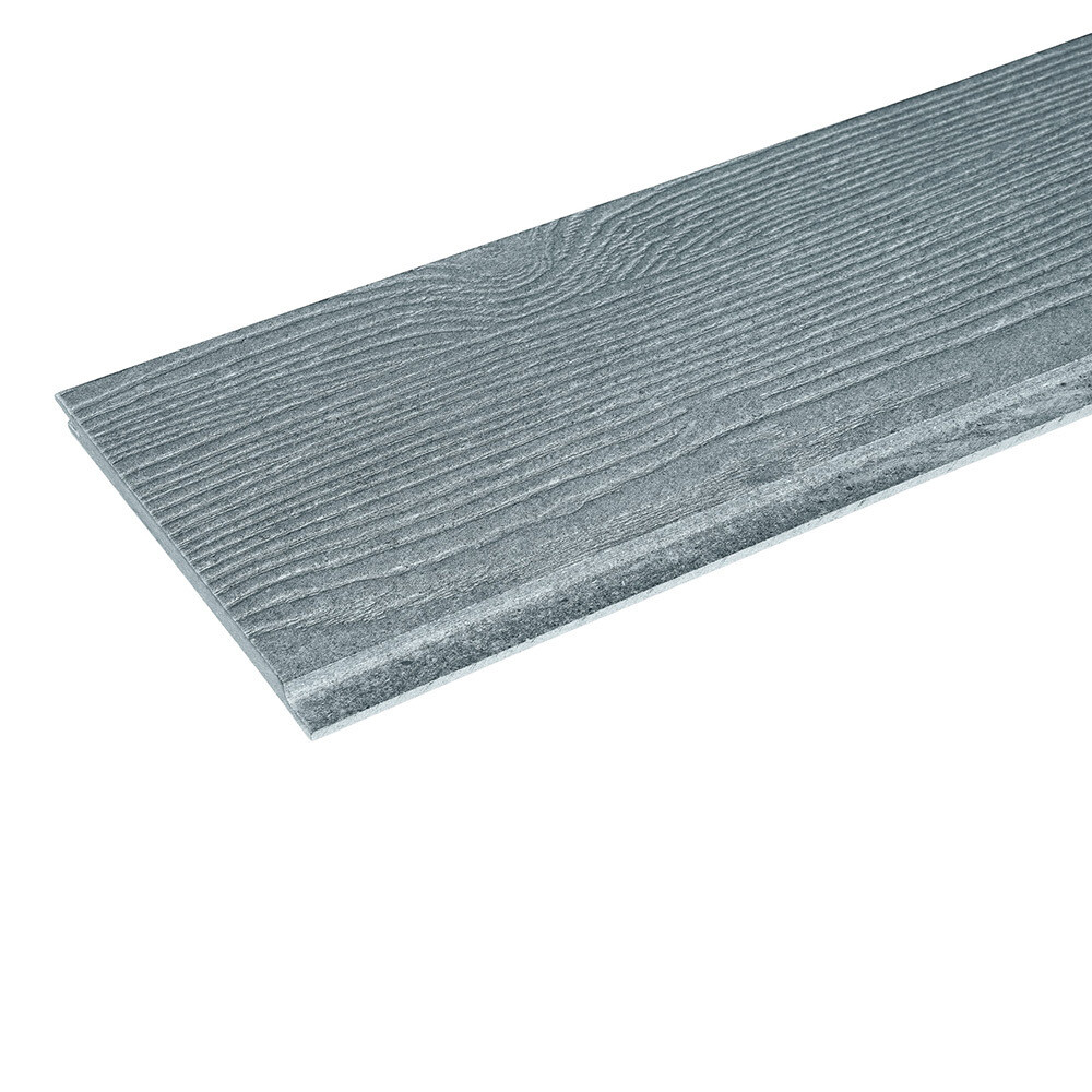 Сайдинг фиброцементный FCS-Group Wood Click 3000х190 мм серый