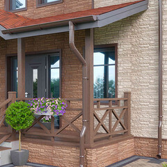 Панель фасадная Альта-Профиль Камень скалистый Эко 1170х430 мм кремовая - фото 6