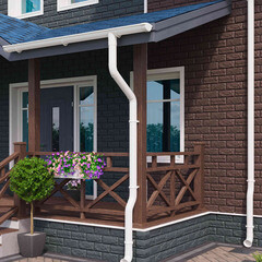 Панель фасадная Альта-Профиль Фагот Эко 1020х430 мм графит - фото 5