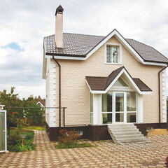 Панель фасадная Альта-Профиль Фагот Эко 1020х430 мм кремовая - фото 4