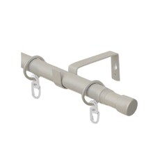 Изображение товара Карниз настенный металлический однорядный раздвижной Телескоп 160-300 см d16/19 мм сталь матовый (170.596)