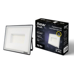 Прожектор светодиодный Ritter Profi 2700К 70 Вт IP65 черный - фото 3