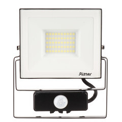Прожектор светодиодный Ritter Profi 6500К 30 Вт IP65 с датчиком движения черный - фото 12