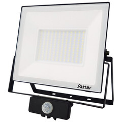 Прожектор светодиодный Ritter Profi 6500К 100 Вт IP65 с датчиком движения черный - фото 5